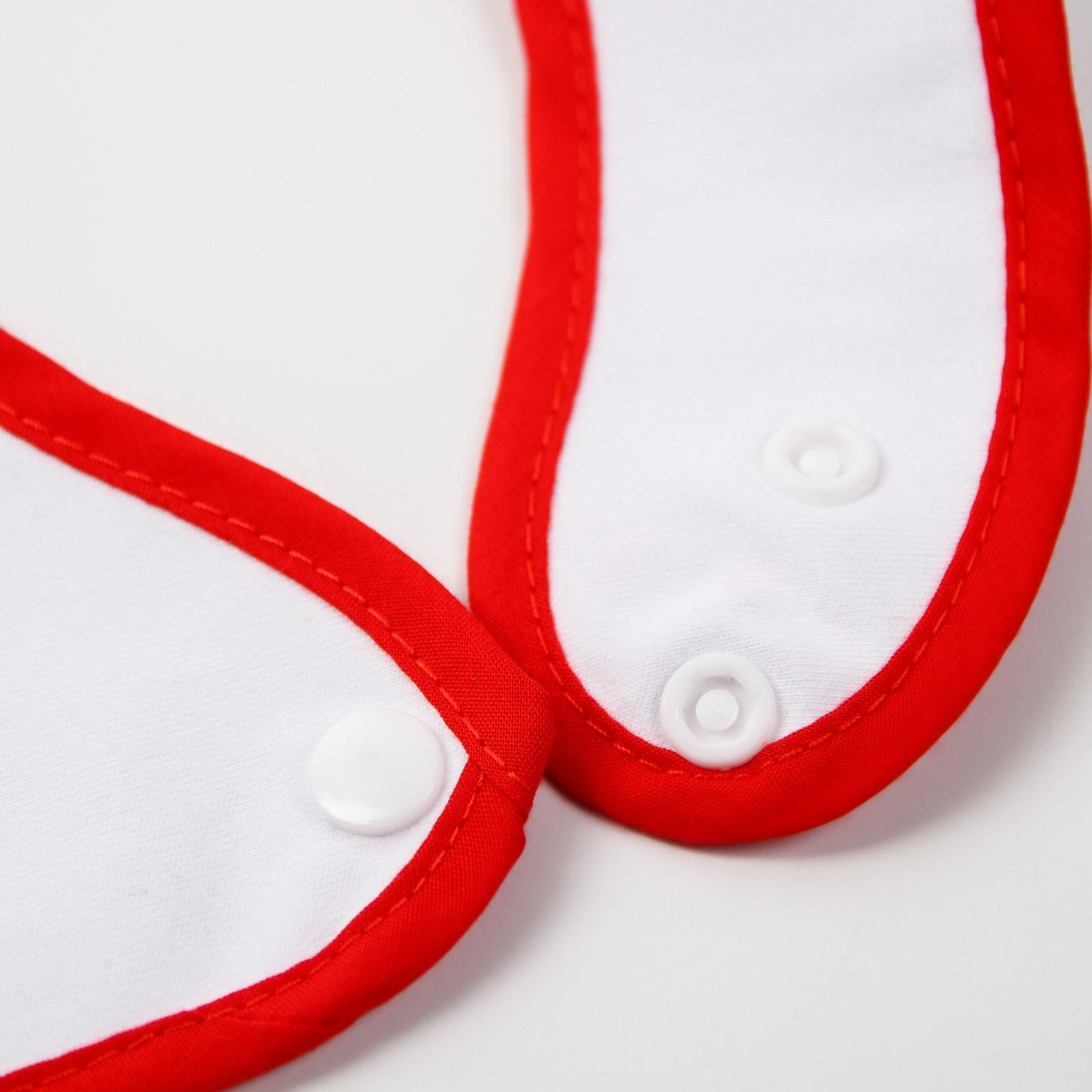 Набор непромокаемых нагрудников «Праздничный», 3 шт., махра, новогодняя подарочная упаковка