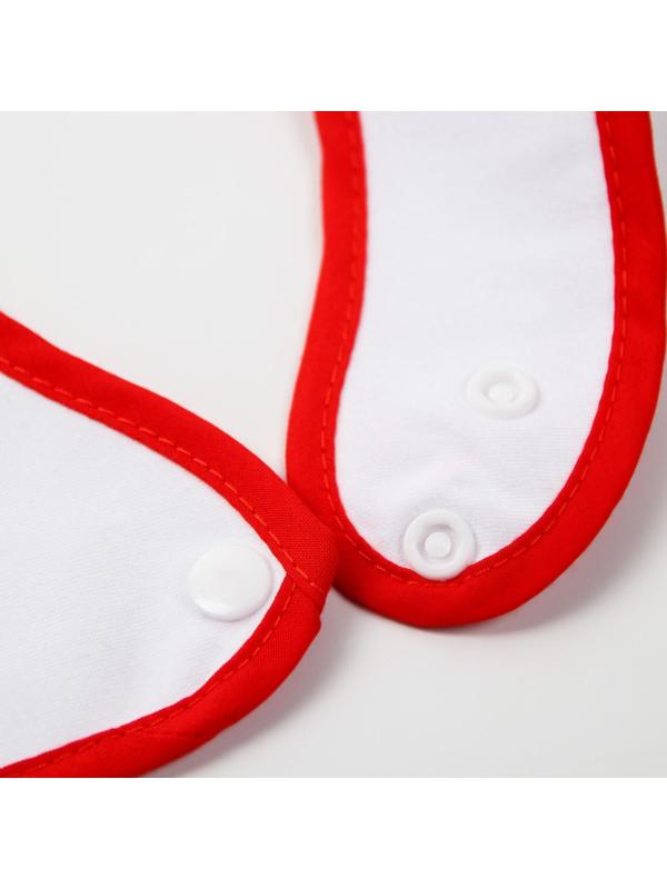 Набор непромокаемых нагрудников «Праздничный», 3 шт., махра, новогодняя подарочная упаковка