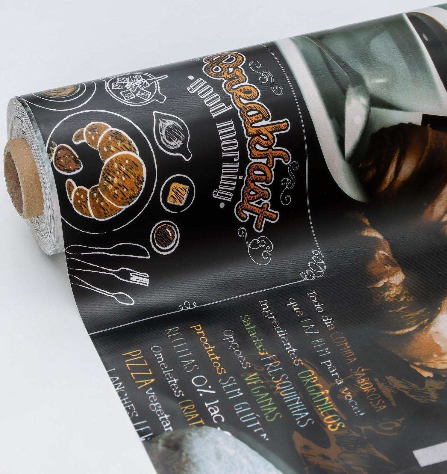 Клеёнка столовая на тканевой основе Доляна «Я люблю кофе», рулон 20 метров, ширина 137 см