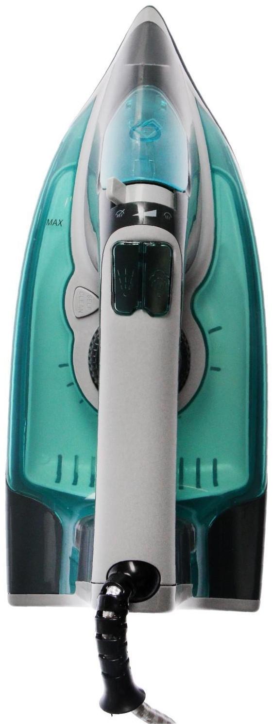 Утюг Sakura SA-3061CG Premium, 2600 Вт, керамическая подошва, 400 мл, серо-бирюзовый