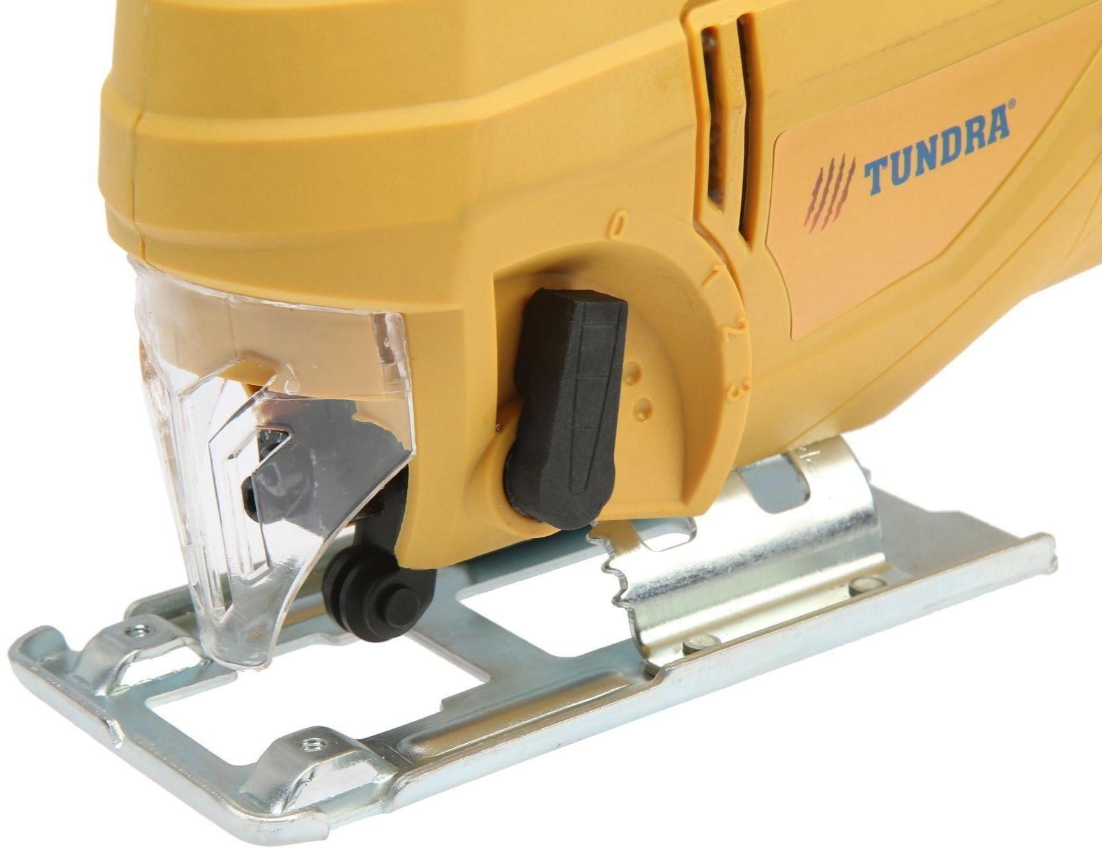 Лобзик ТУНДРА, 750 Вт, регулятор скорости, 3000 ходов/мин, 65 мм