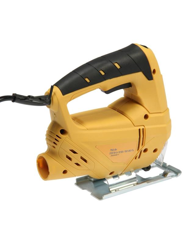 Лобзик ТУНДРА, 750 Вт, регулятор скорости, 3000 ходов/мин, 65 мм