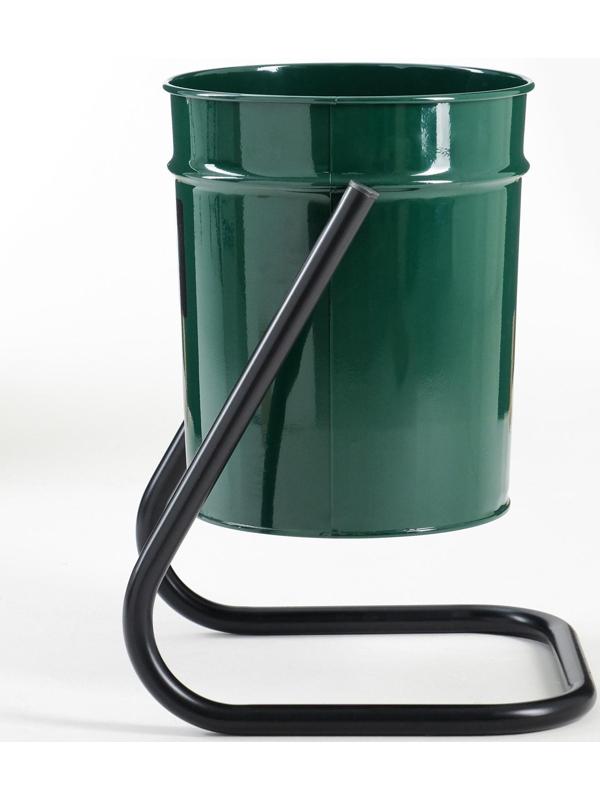 Урна уличная, зеленая, 21 л 30 х 30 х 55 см