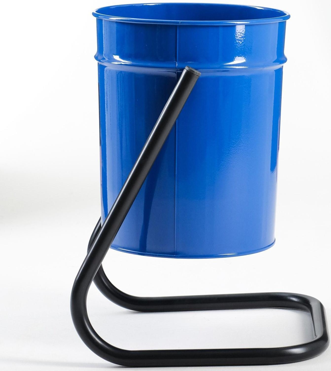 Урна  уличная, синяя, 21 л 30 х 30 х 55 см