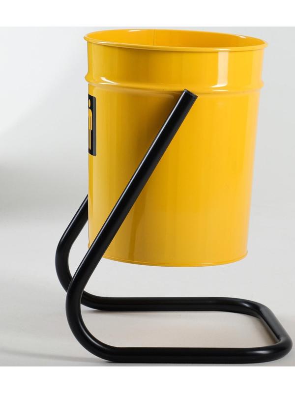 Урна уличная, желтая, 21 л 30 х 30 х 55 см