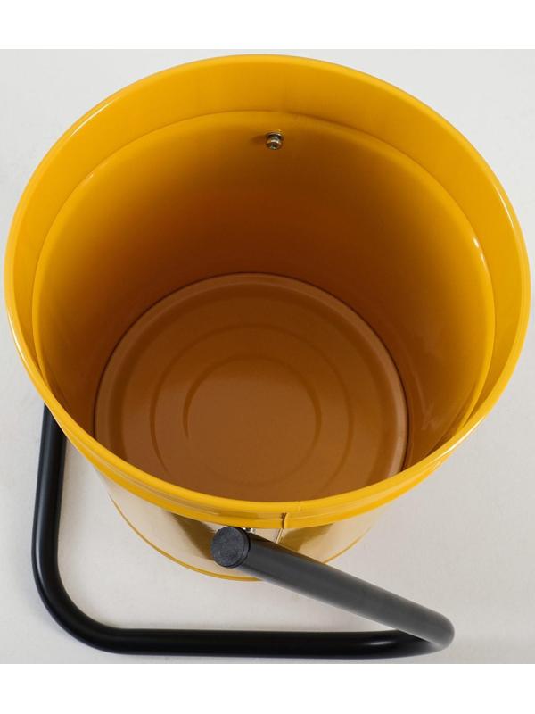 Урна уличная, желтая, 21 л 30 х 30 х 55 см