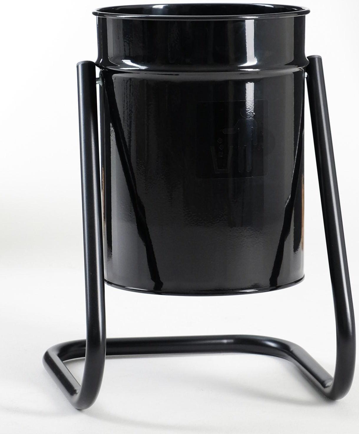 Урна уличная, черная, 21 л 30 х 30 х 55 см