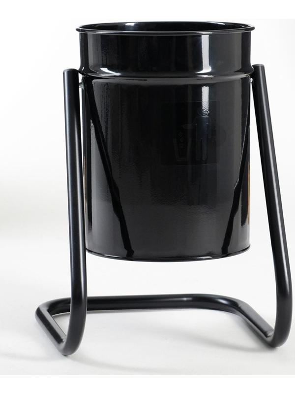 Урна уличная, черная, 21 л 30 х 30 х 55 см