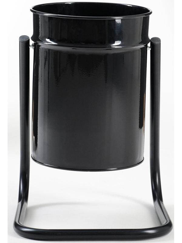 Урна уличная, черная, 21 л 30 х 30 х 55 см