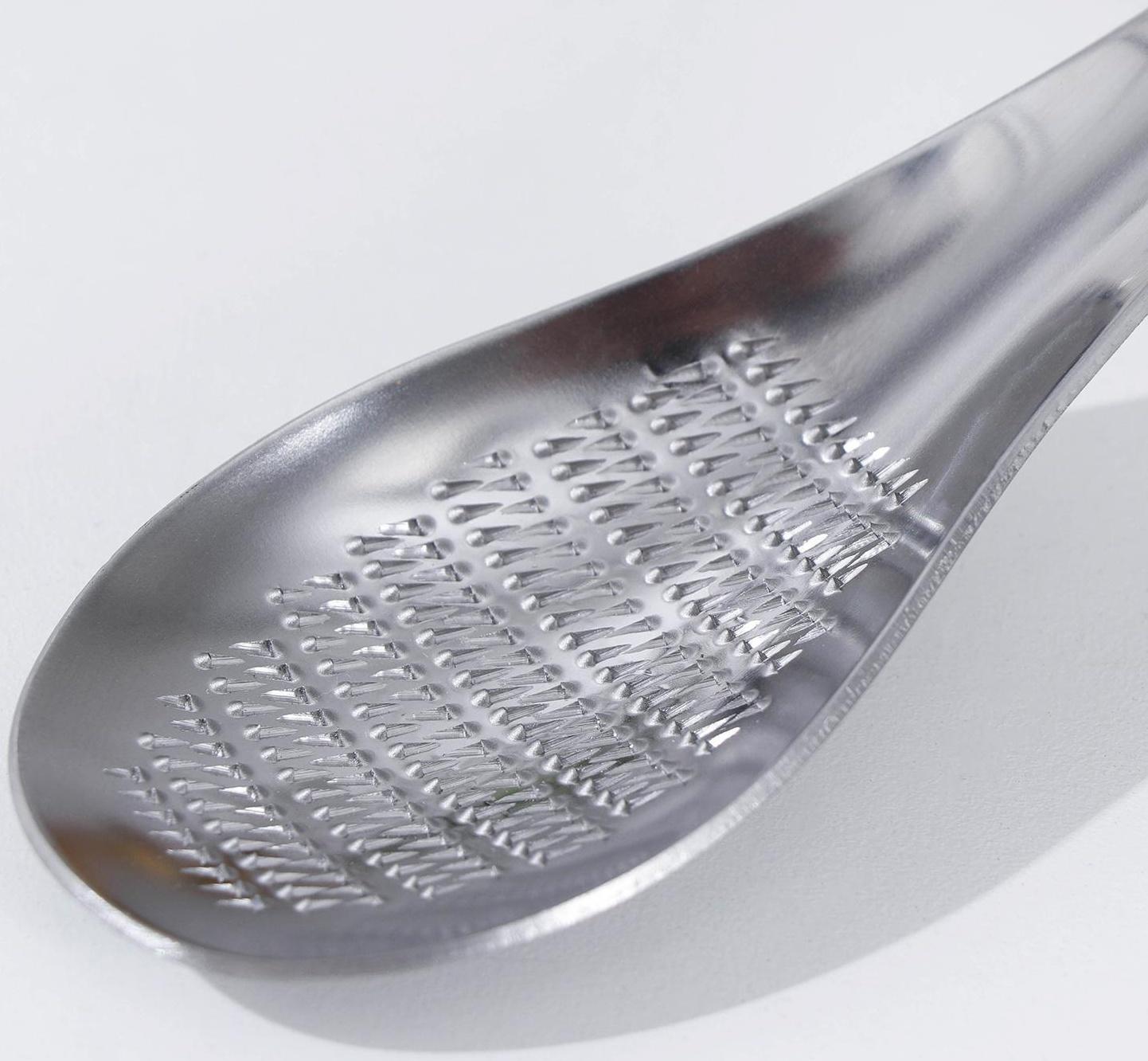 Тёрка кухонная Доляна Steel, 17×4,5 см, нержавеющая сталь, цвет хромированный