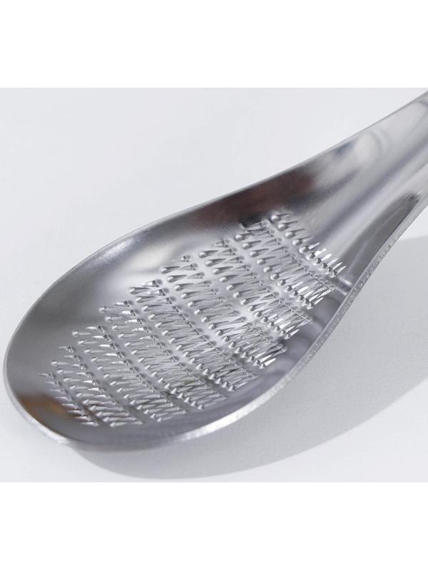 Тёрка кухонная Доляна Steel, 17×4,5 см, нержавеющая сталь, цвет хромированный