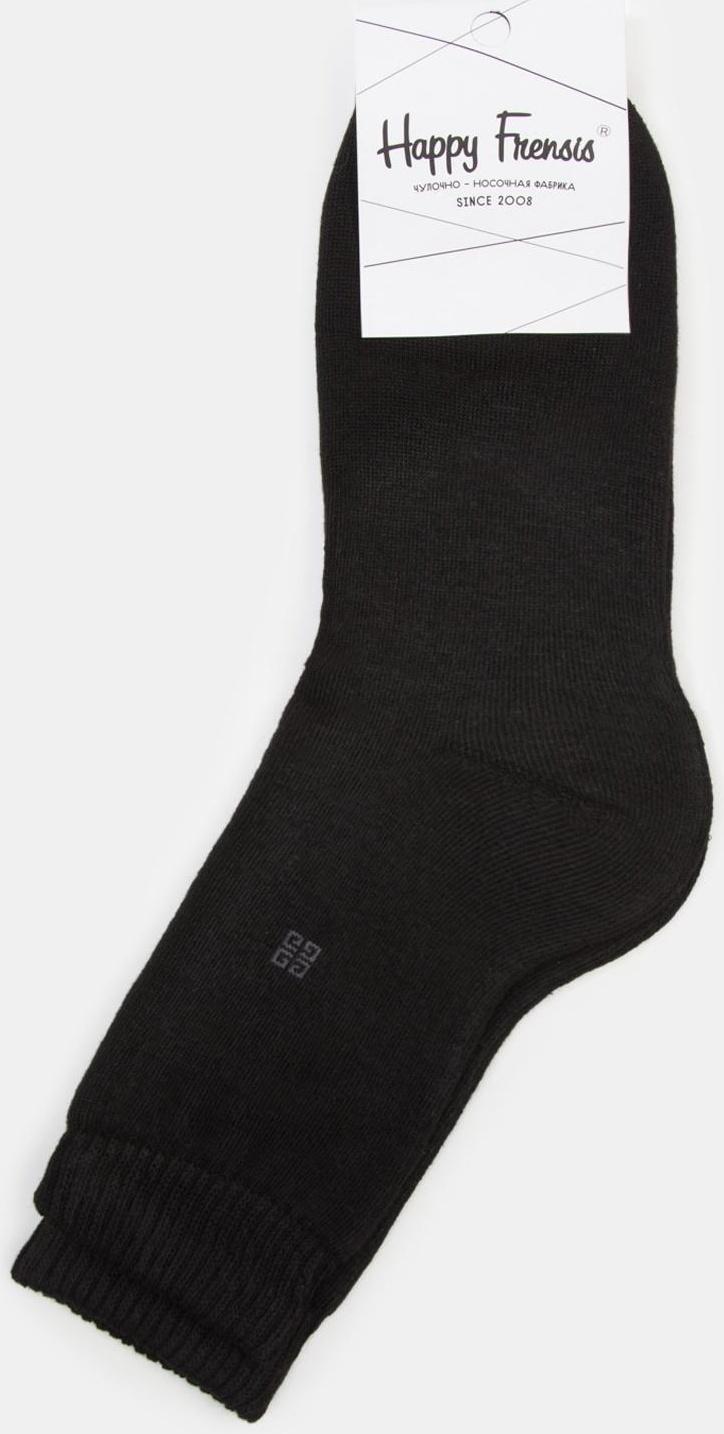 Носки мужские махровые, цвет чёрный, размер 25-27