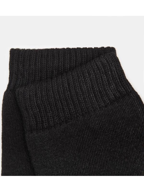 Носки мужские махровые, цвет чёрный, размер 25-27