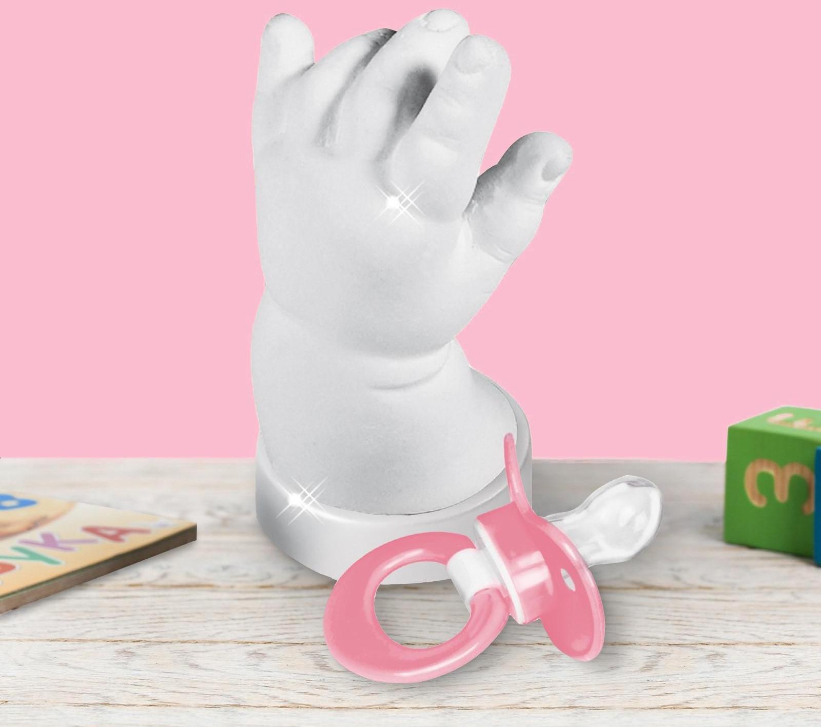 Набор «Слепок ладошки» из гипса 3D, для девочки