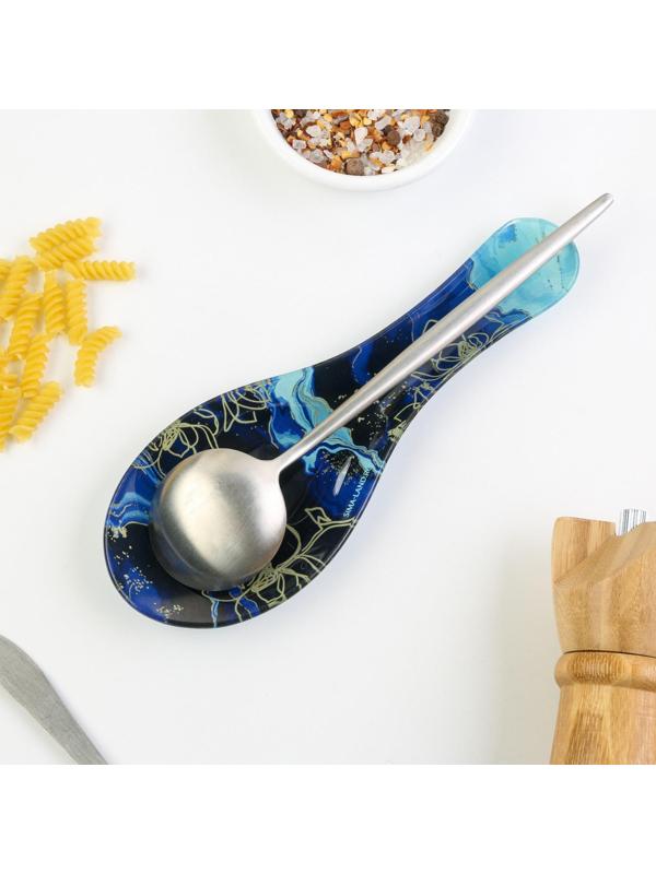 Подставка под ложку «Мрамор», 21,2 х 7,5 см