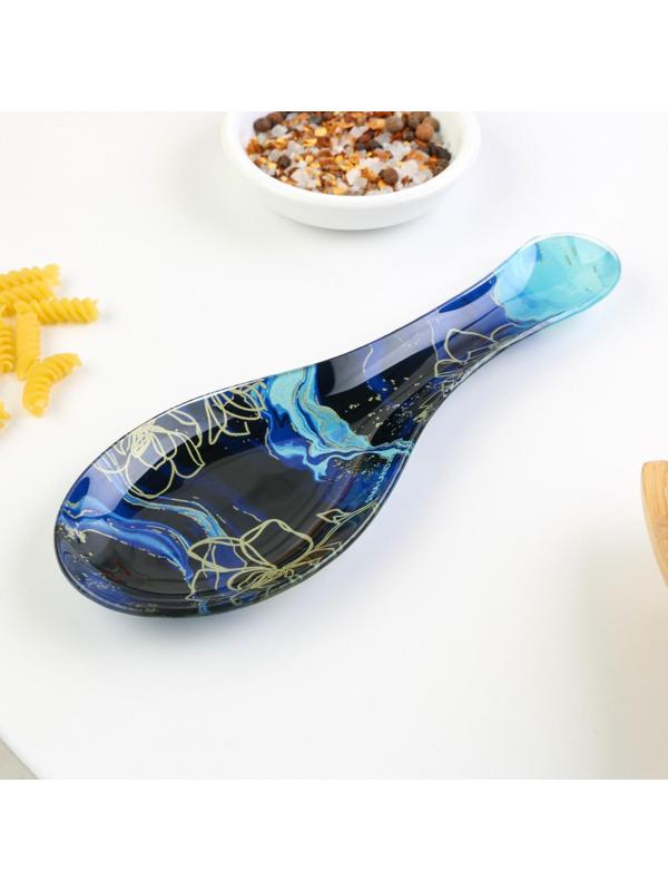 Подставка под ложку «Мрамор», 21,2 х 7,5 см