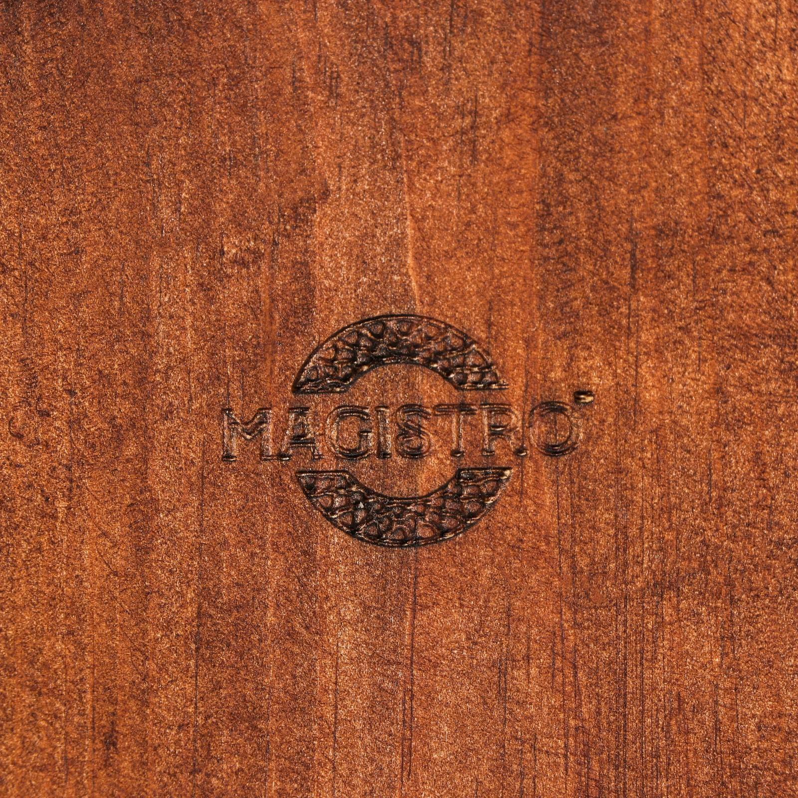 Доска разделочная Magistro, 40×11×2 см, цельный массив кедра