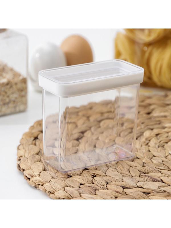 Контейнер для специй «Степ», 270 мл, 9,5×5×10 см, цвет белый