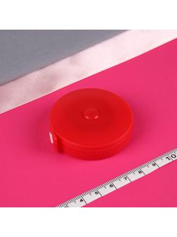 Сантиметровая лента-рулетка портновская, 150 см (см/дюймы), цвет МИКС