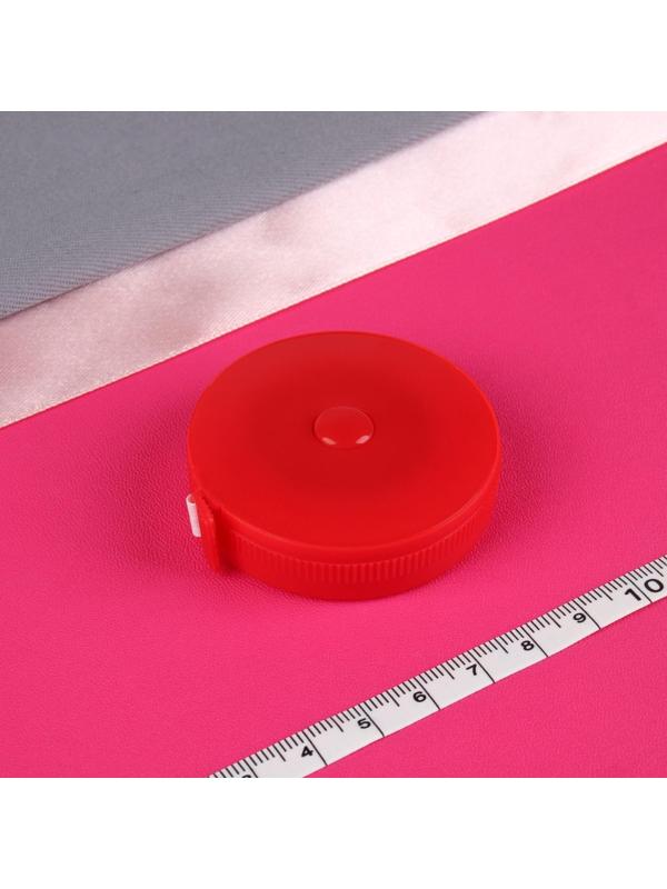 Сантиметровая лента-рулетка портновская, 150 см (см/дюймы), цвет МИКС