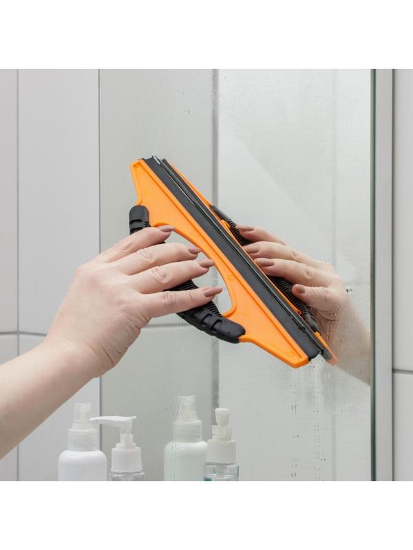 Водосгон Доляна, для стёкол и зеркал, 30 см