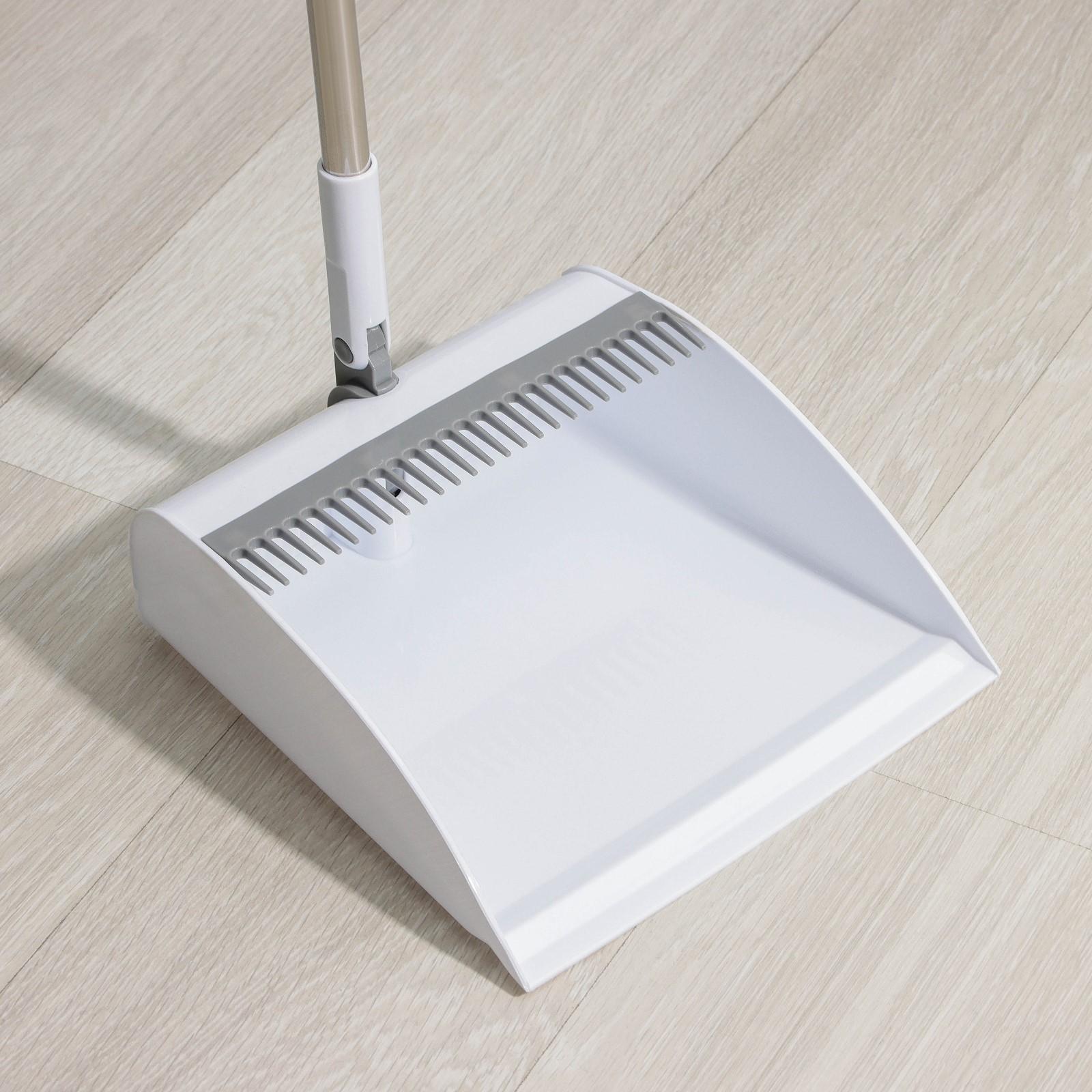 Щётка для пола с совком Raccoon: щётка 25×95, совок 26×25×94 см