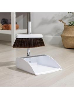 Щётка для пола с совком Raccoon: щётка 25×95, совок 26×25×94 см