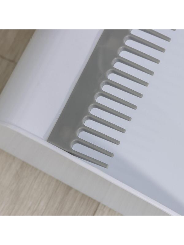 Щётка для пола с совком Raccoon: щётка 25×95, совок 26×25×94 см