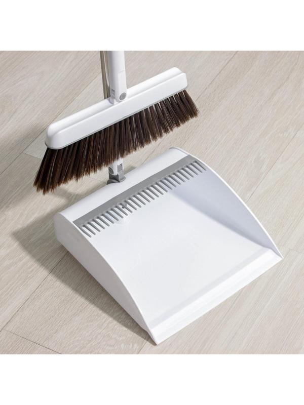Щётка для пола с совком Raccoon: щётка 25×95, совок 26×25×94 см