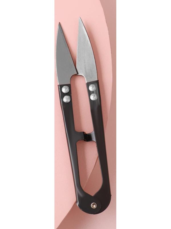 Ножницы для распарывания швов, обрезки ниток, 10 см, цвет МИКС