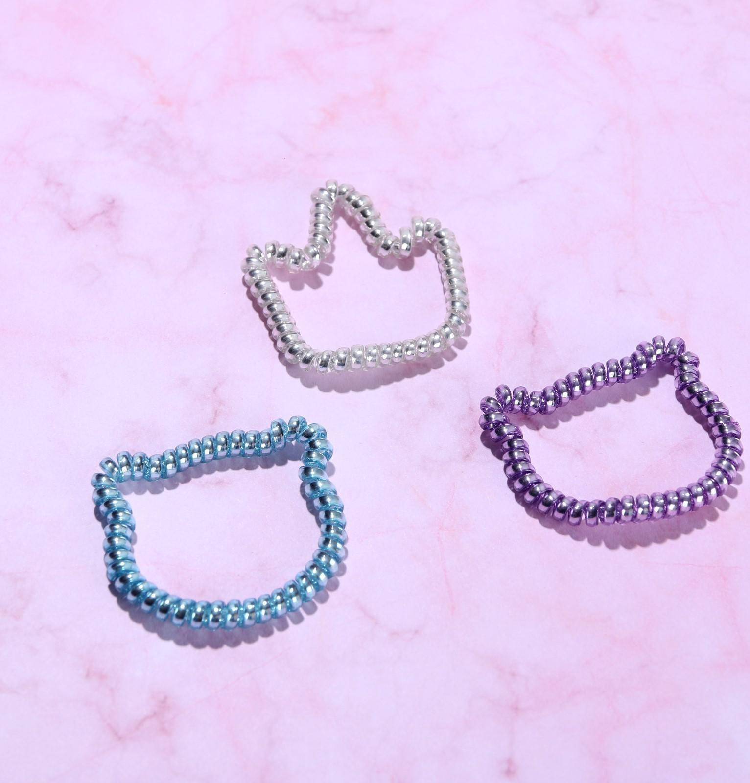 Набор резинок пружинок для волос 