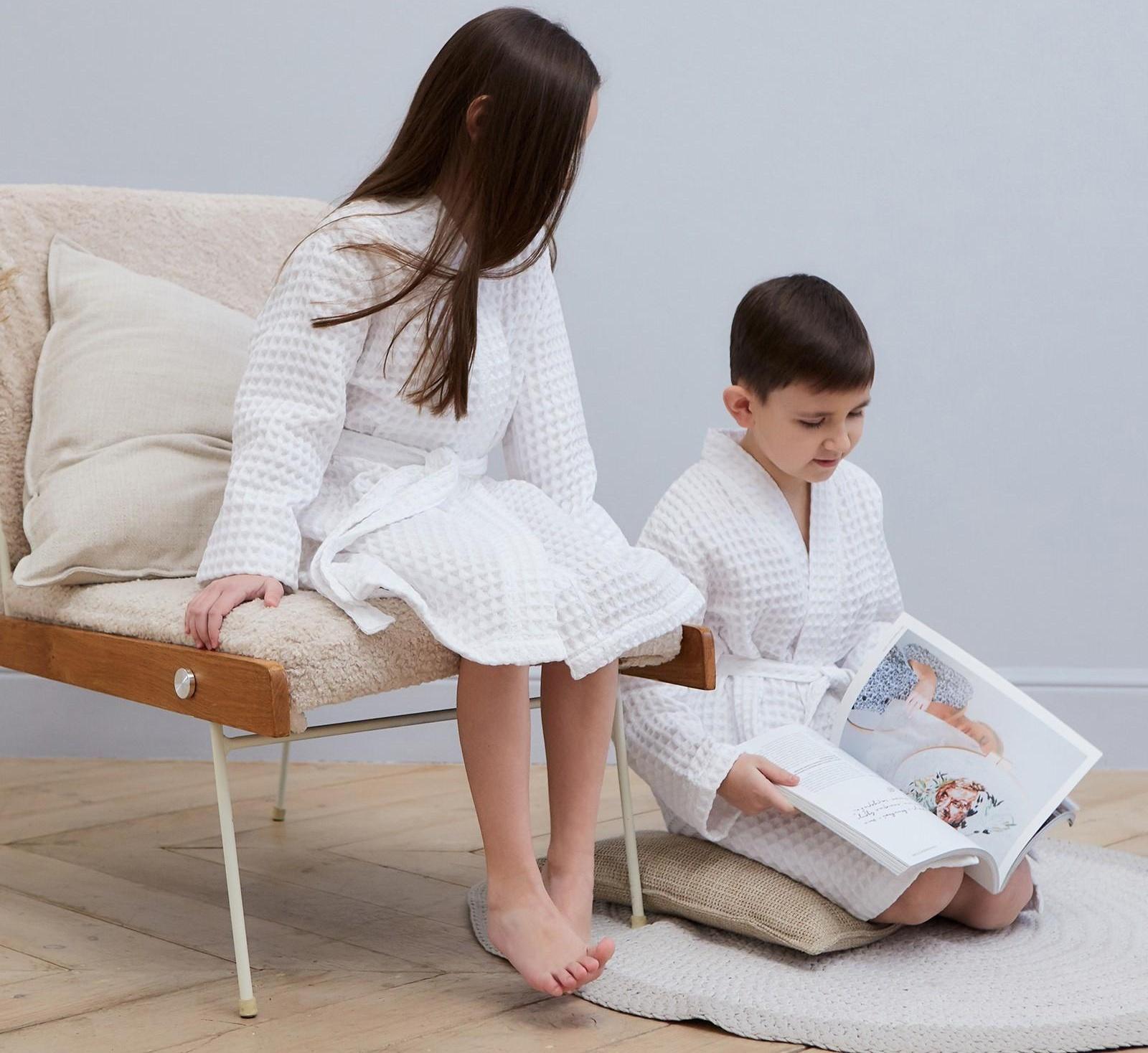 Халат вафельный детский Крошка Я 