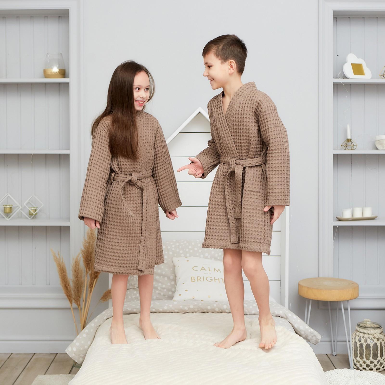 Халат вафельный детский Крошка Я 