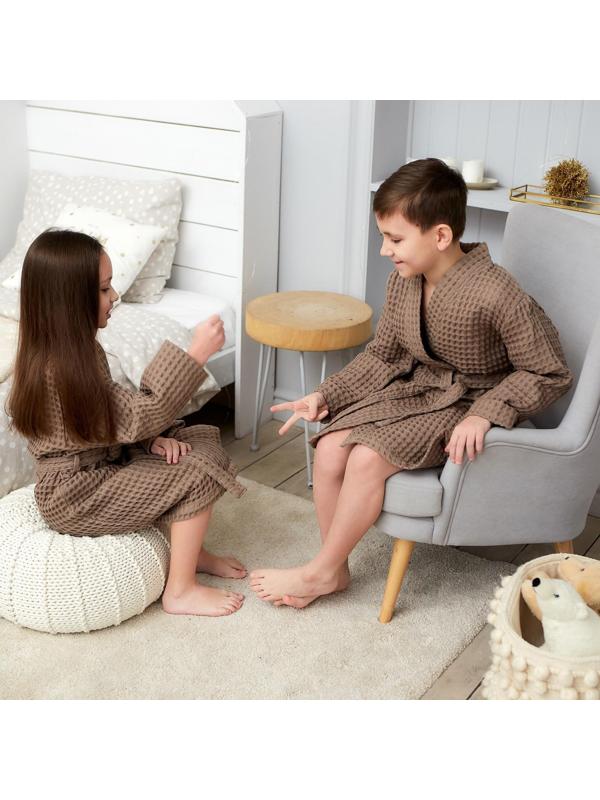 Халат вафельный детский Крошка Я 