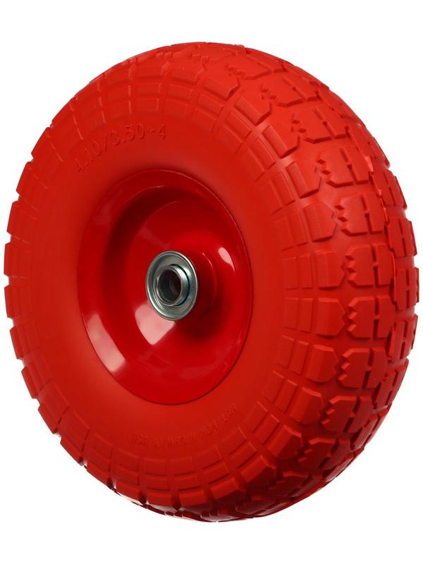 Колесо полиуретановое, d = 260 мм, ступица: диаметр 16 мм, длина 50 мм