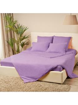 Комплект наволочек VIOLETT 50х70- 2 шт., цв.сиреневый, трикотаж 130г/м хл.100%