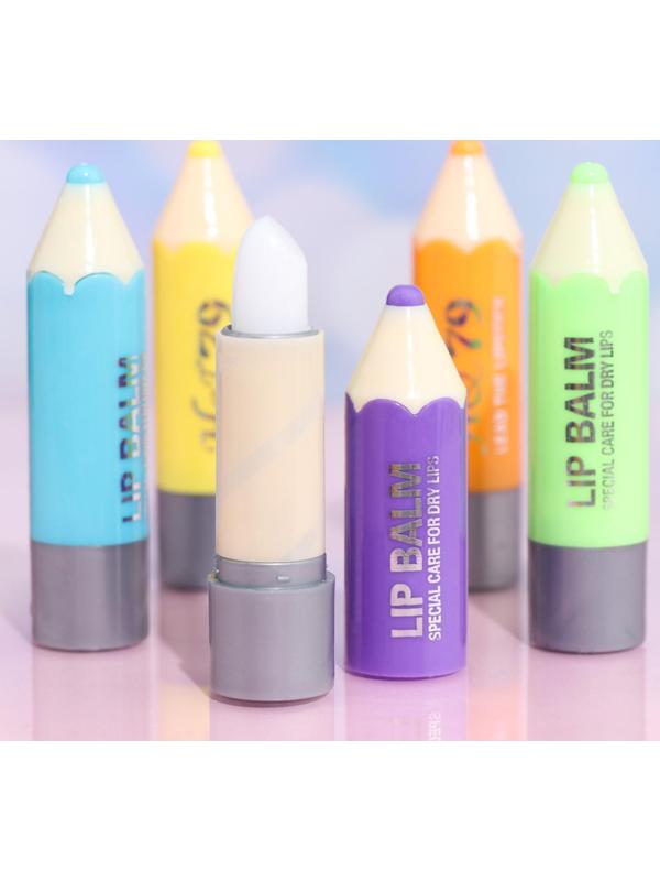 Бальзам для губ бесцветный, микс цветов и ароматов