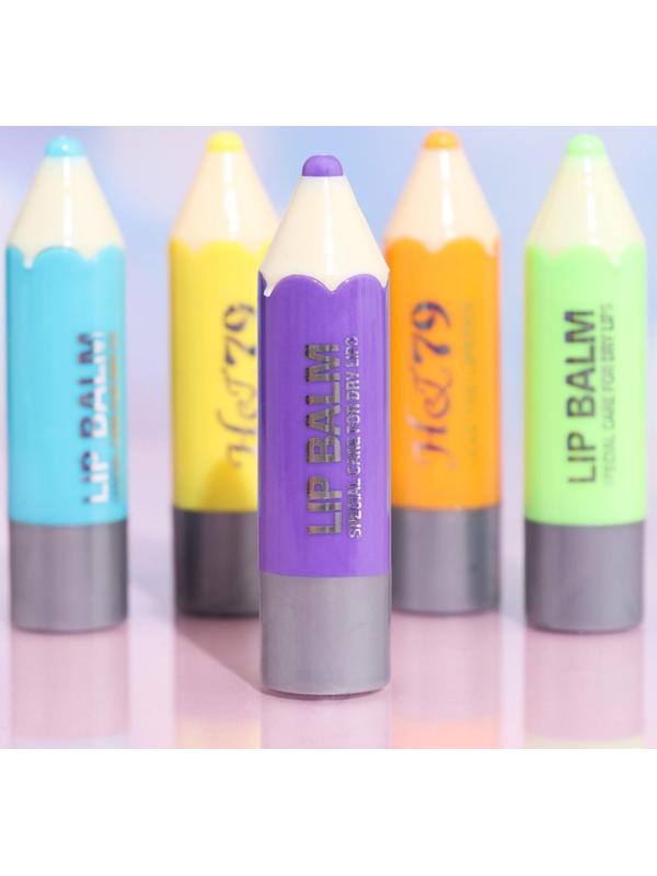 Бальзам для губ бесцветный, микс цветов и ароматов