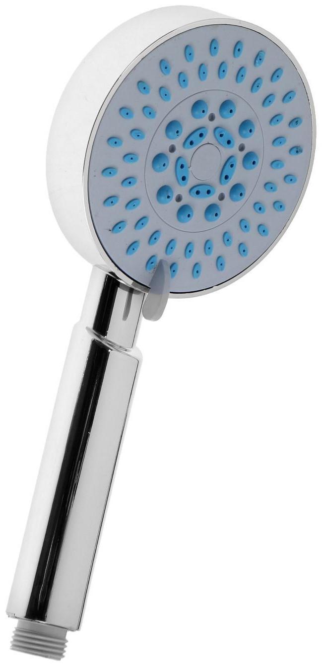 Набор для душа ZEIN Z0505, шланг 150 см, держатель, лейка 5 режимов, хром