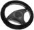 Оплетка на руль меховая, чёрный