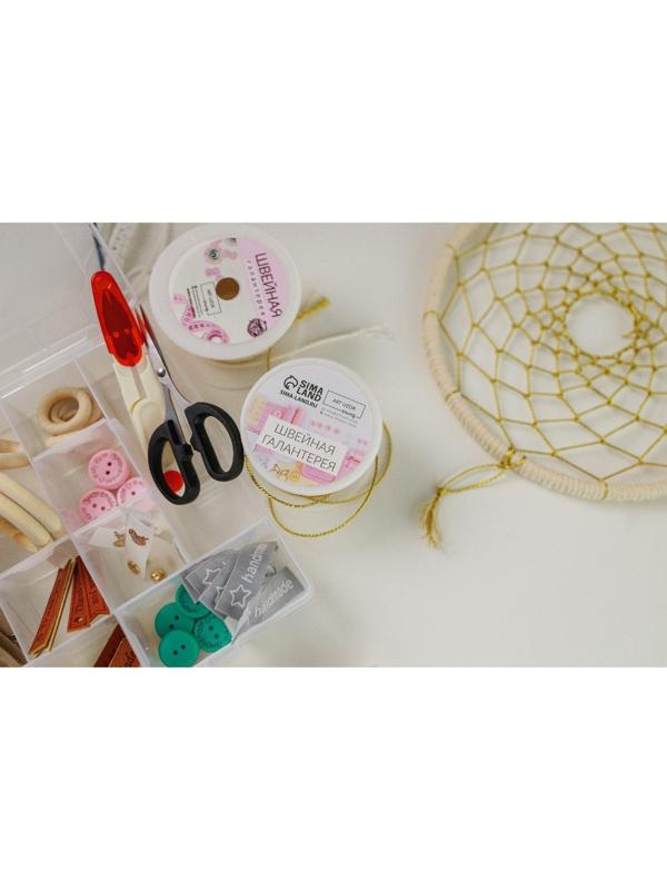 Нить для плетения, d = 1 мм, 25 ± 1 м, цвет золотой