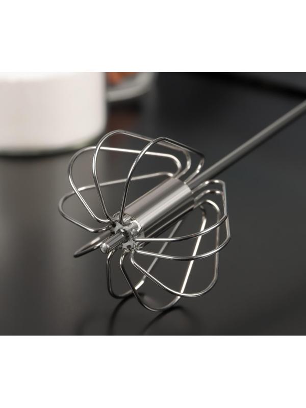 Миксер механический Доляна Color, 25 см, нержавеющая сталь, цвет МИКС