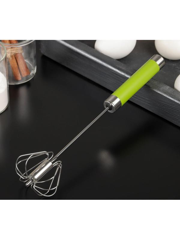 Миксер механический Доляна Color, 25 см, нержавеющая сталь, цвет МИКС