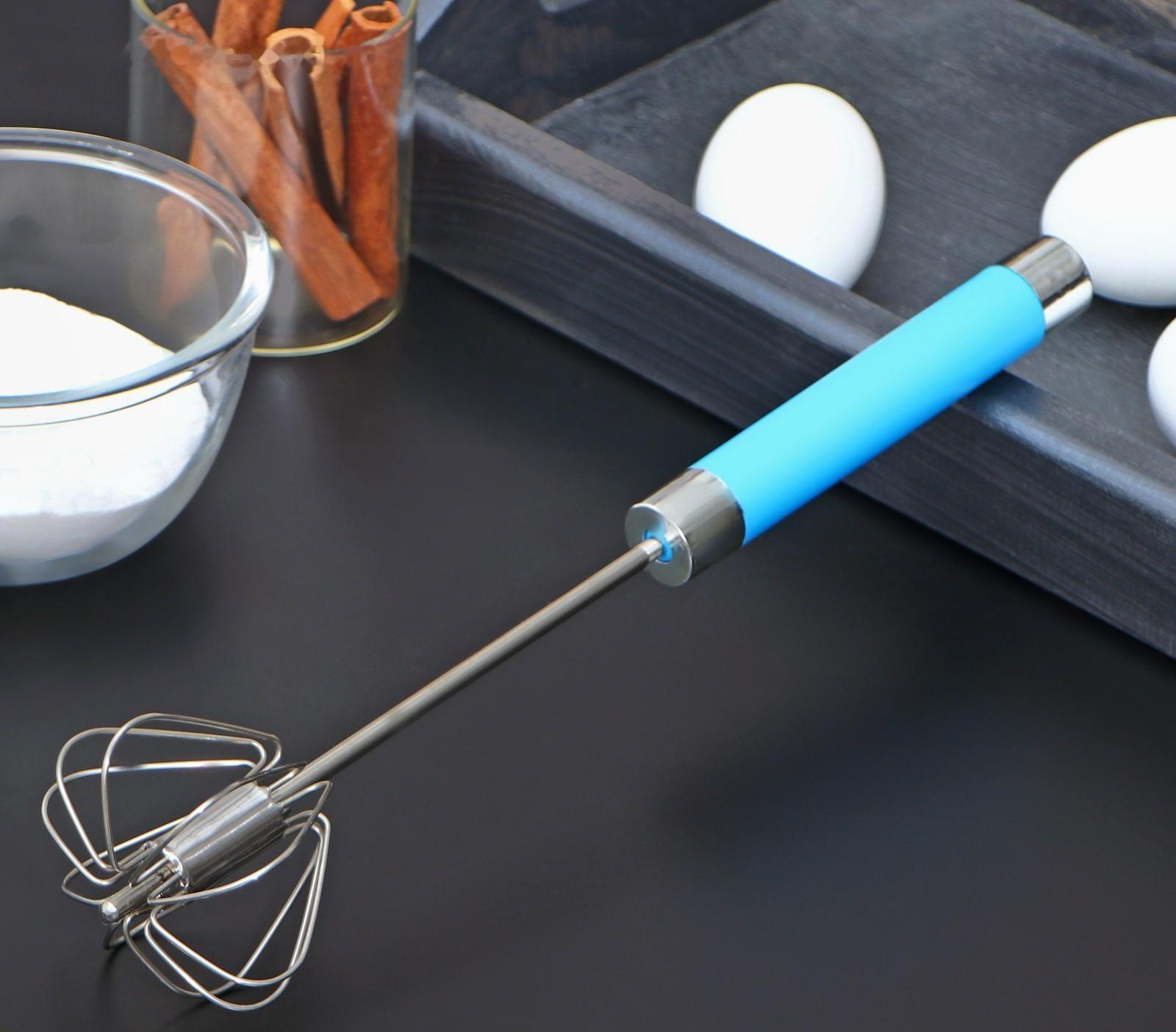 Миксер механический Доляна Color, 30 см, нержавеющая сталь, цвет МИКС