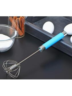 Миксер механический Доляна Color, 30 см, нержавеющая сталь, цвет МИКС