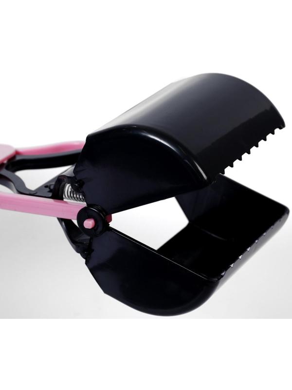 Автосовок для уборки за собаками малый, 27,5 х 11 х 7,6, розовый