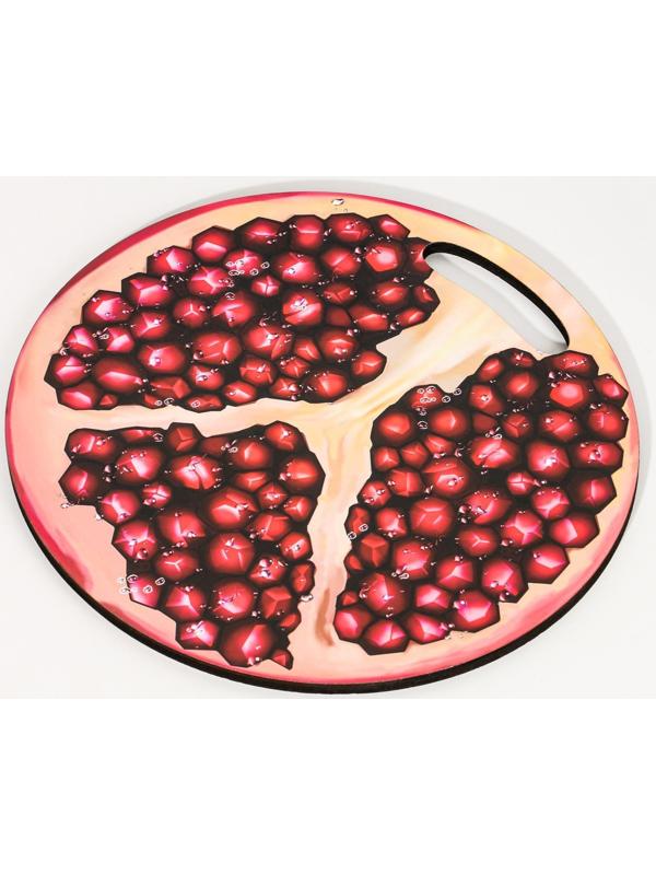 Доска разделочная круглая кухонная 