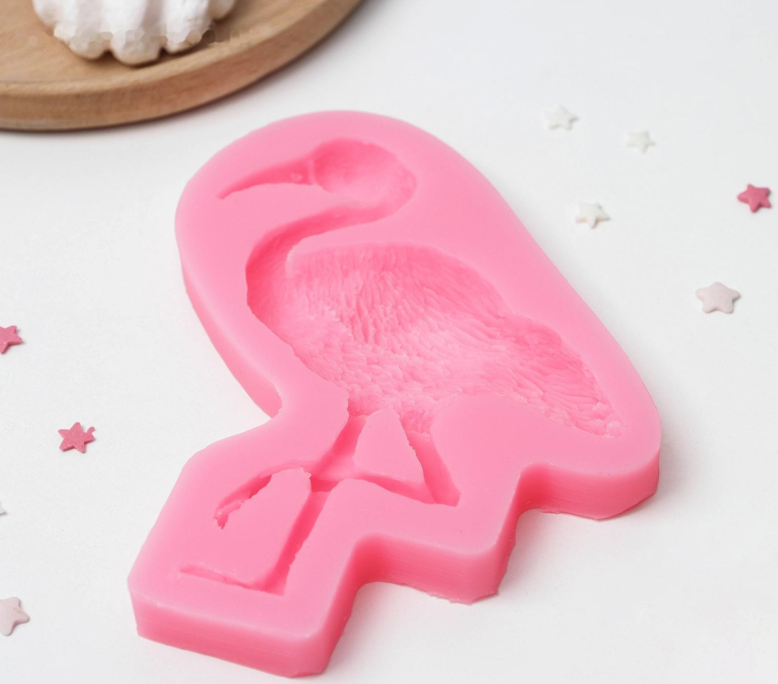 Молд «Фламинго», 14×12×1,5 см, цвет МИКС