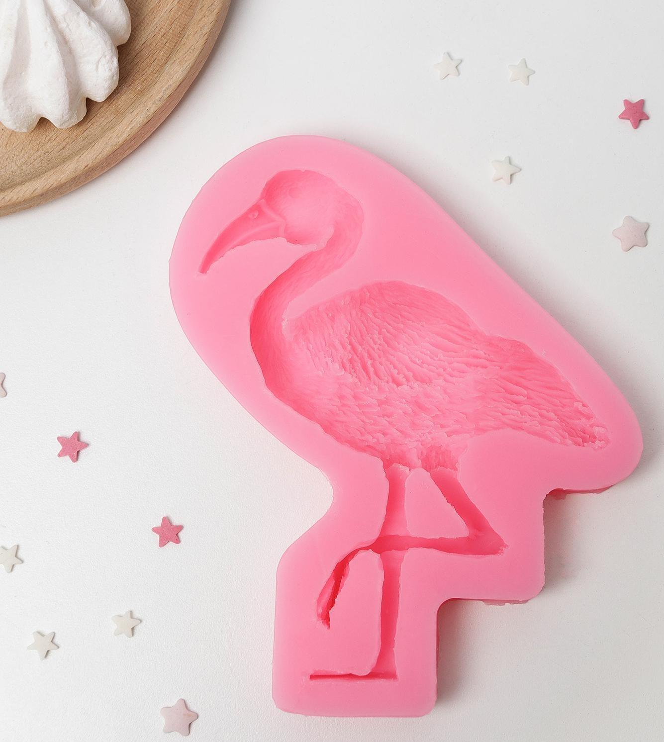 Молд «Фламинго», 14×12×1,5 см, цвет МИКС