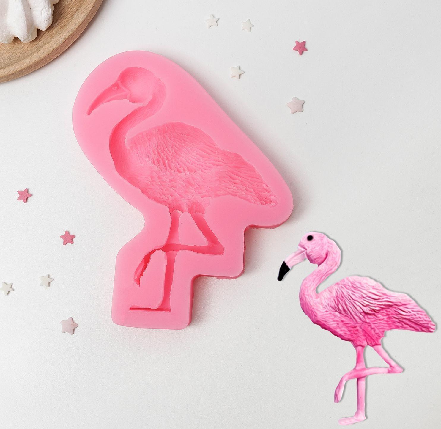 Молд «Фламинго», 14×12×1,5 см, цвет МИКС